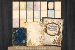 Botanical Midnight Herbarium Junk Journal Ephemera Product Image 6