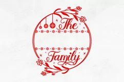 The miller family SVG, Christmas Round SVG Design Product Image 2