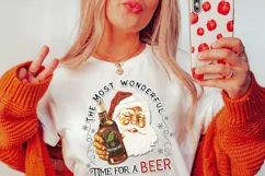 Retro Santa with a beer, the most wonderful time for a beer Product Image 5