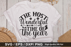 The most wonderful time of the year - Christmas SVG Design Product Image 1
