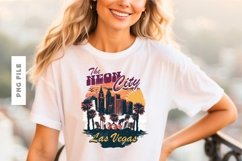 The Neon City T shirt Design