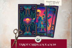The Neon Mirage Tarot Cards Synthwave Major Arcana Product Image 10
