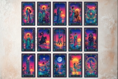 The Neon Mirage Tarot Cards Synthwave Major Arcana Product Image 5