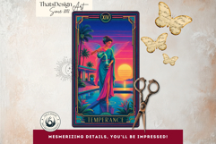 The Neon Mirage Tarot Cards Synthwave Major Arcana Product Image 9