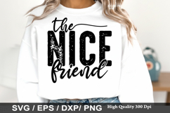 Best Friends SVG Design - The Loud Friend Product Image 5