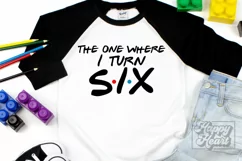 The One Where I Turn Six SVG - Friends 6th Birthday PNG Product Image 3