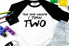 The One Where I Turn Two SVG - Friends 2nd Birthday PNG Product Image 3