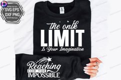 The Only Limit is Your Imagination Sleeve SVG Product Image 2