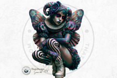 Papier Mache Rococo Fairy Fantasy Clipart Set Product Image 14