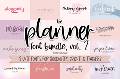 The Planner Font Bundle Volume 2 Product Image 1