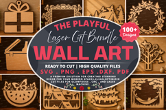 Playful Wall Art Bundle ,Mega laser cut svg File, laser cut Product Image 1