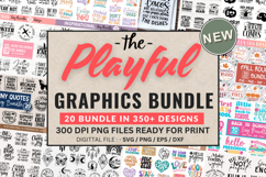 The Playful SVG Mega Bundle, SVG PNG DESIGN Big Bundle Product Image 1