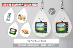 Earring Watercolor Post Feast Coma Product Image 1