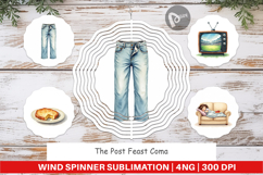 Wind Spinner Watercolor Post Feast Coma Product Image 1