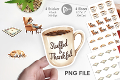 Sticker Watercolor Post Feast Coma Product Image 1