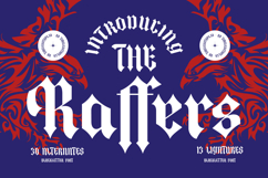 The Raffers - Blackletter Font Product Image 1