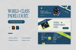 World Class Padel Court - Facebook Cover Product Image 1