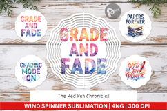 Red Pen Chronicles Wind Spinner Product Image 1