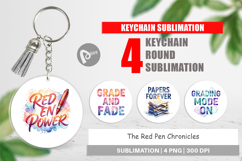 Red Pen Chronicles Keychain Product Image 1