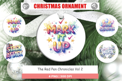 Red Pen Chronicles Ornament Product Image 1