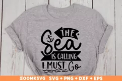 The sea is calling I must go SVG, Cruise SVG, Summer SVG Product Image 2