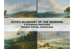 The 4 Four Seasons: Stunning Danish Pastoral Landscapes Product Image 1