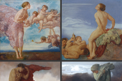 The 4 Four Seasons: Stunning Allegorical Figure Artworks Product Image 2