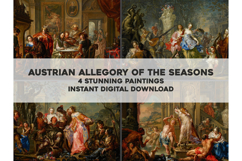 The 4 Four Seasons: Stunning Austrian Depictions of Life Product Image 1