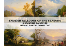 The 4 Four Seasons: Stunning English Pastoral Landscapes Product Image 1