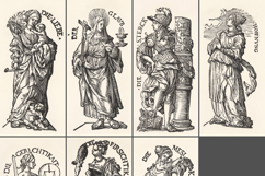 7 Icons of Virtues - German 16th Century Illustrations Product Image 2