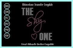 Girls Trip Rhinestone Shirt Template - The Shy One Product Image 1