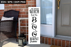 The spooky Witch and SVG - Halloween Porch Sign Design Product Image 1