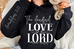 The Steadfast Love Of The Sleeve SVG, Bible Quotes SVG Product Image 3
