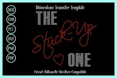 Girls Trip Rhinestone Shirt Template - The Stuck-Up One Product Image 1