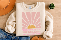 The Sun Will Rise PNG, Vintage Sunshine Design Product Image 4