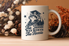 The Tassel Was Worth The Hassle SVG - Funny Graduation PNG Product Image 3