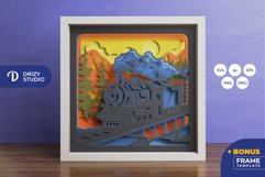 The Train 3D Shadow Box - Train with The View 3D Light Box Product Image 1