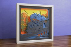 The Train 3D Shadow Box - Train with The View 3D Light Box Product Image 2