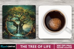 The Tree Of Life Square Coaster Sublimation Product Image 1