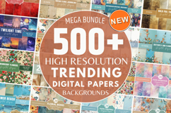 The Trending Digital Paper Mega Bundle, Backgrounds Bundle Product Image 1