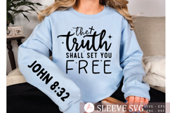 The truth shall set you free Sleeve SVG Design Product Image 3
