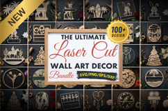 Mega Laser Cut svg Bundle, Wall Art Bundle, laser cut file Product Image 1