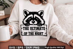 The ultimate weirdos of SVG -Vintage Funny Raccoon Design Product Image 1