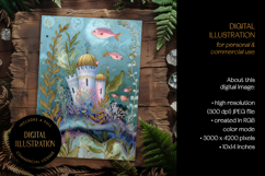 Underwater Castle Illustration Product Image 1