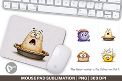 Unenthusiastic Pies Mouse Pad Product Image 1
