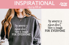 The Universe is  abundant