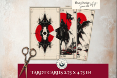 The Vermilion Arcana Crimson Dark Surrealism Tarot Product Image 10