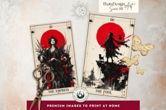The Vermilion Arcana Crimson Dark Surrealism Tarot Product Image 8