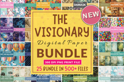 The Visionary Mega Digital Paper Bundle, Backgrounds Bundle Product Image 1
