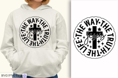 Christian Jesus Minimal SVG PNG Design Product Image 1